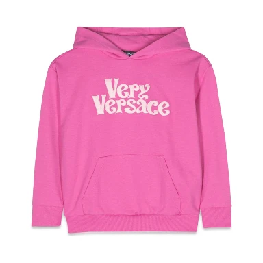 sweatshirt fleece very versace embroidery