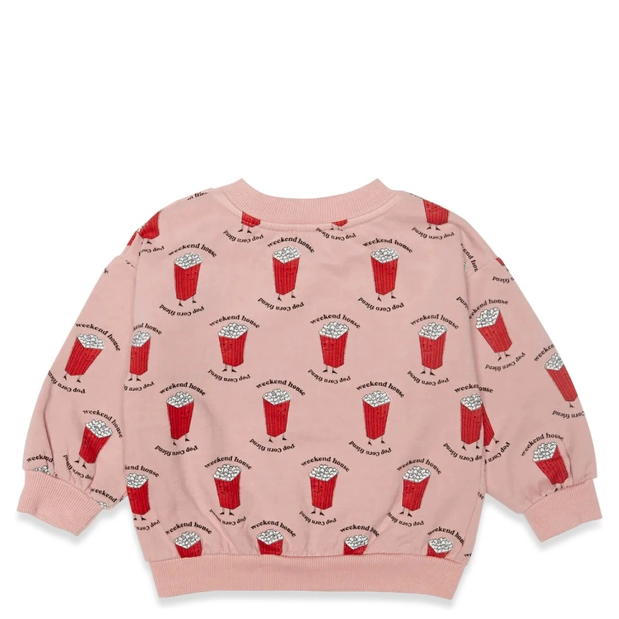 popcorn all over sweatshir