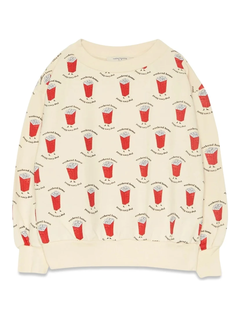 popcorn all over sweatshirt