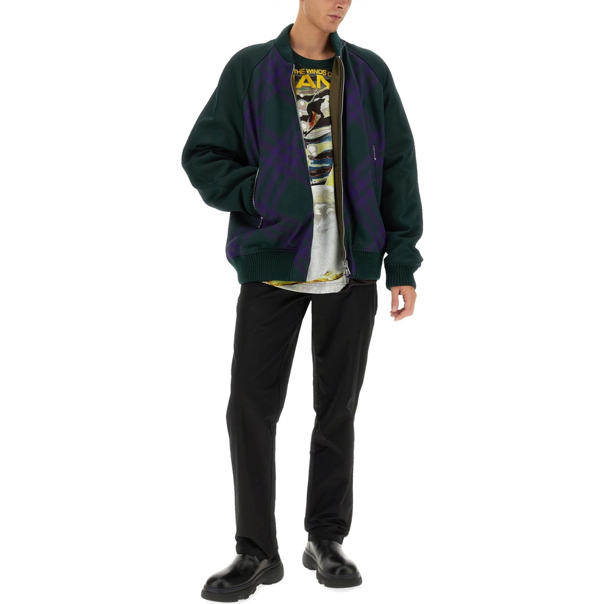 REVERSIBLE BOMBER JACKET