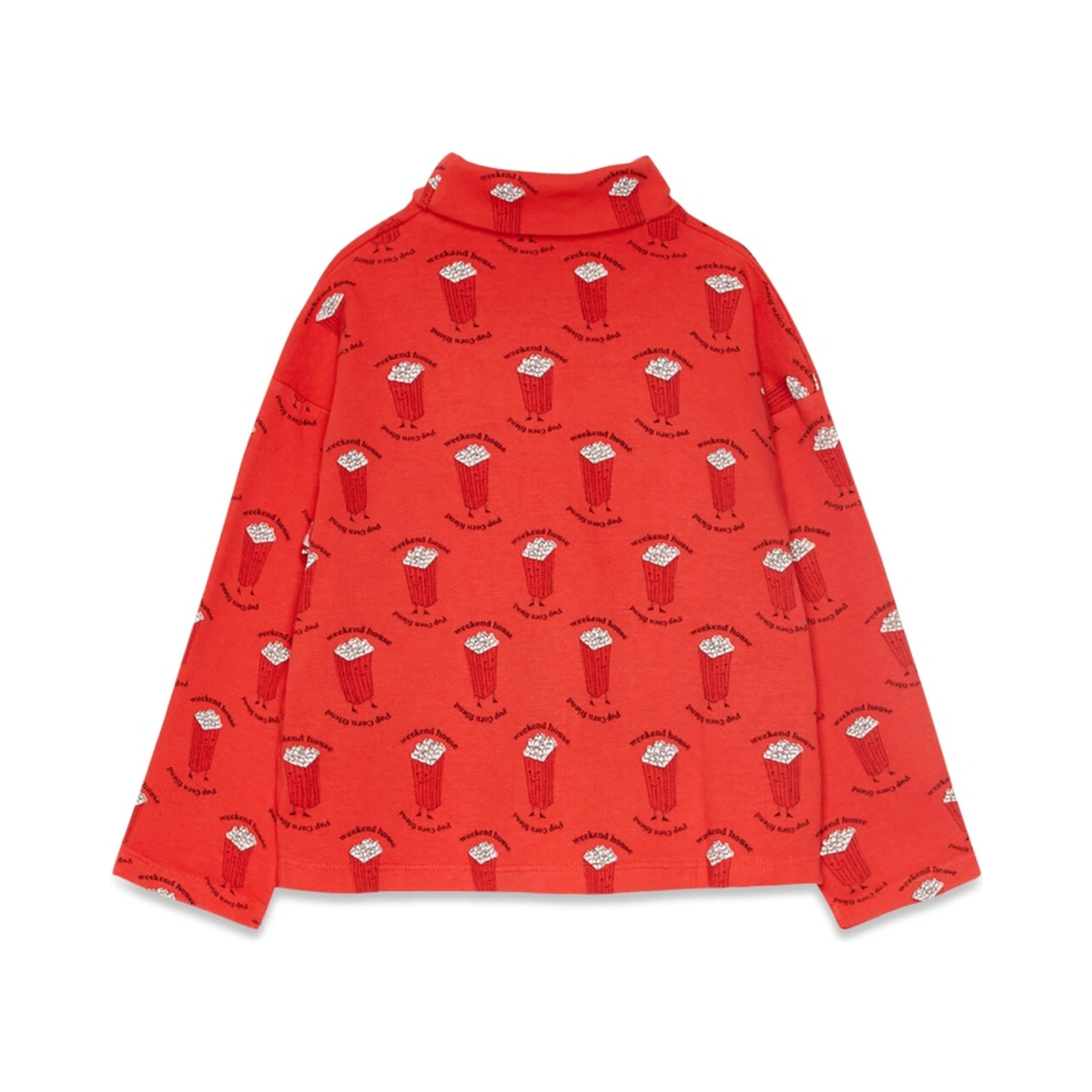 pop corn all over turtle neck