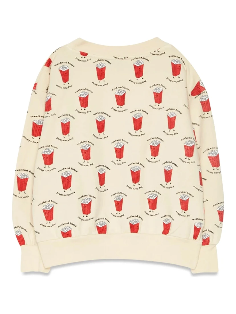 popcorn all over sweatshirt