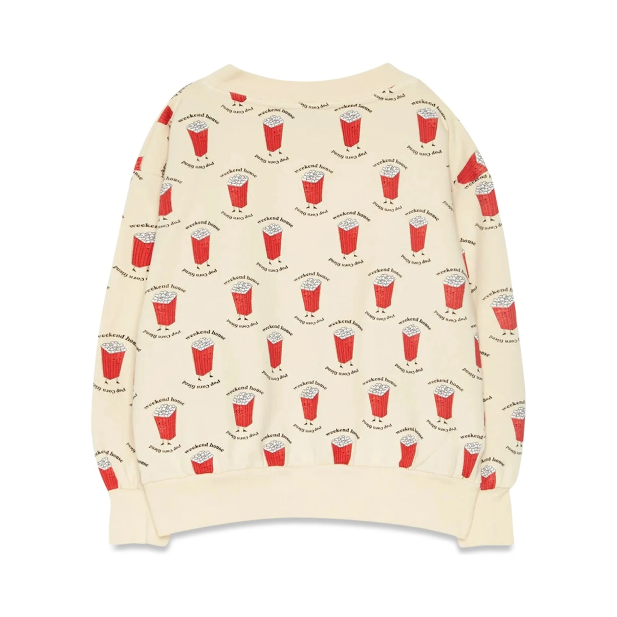 popcorn all over sweatshirt