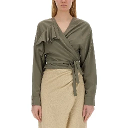 TOP WITH RUFFLES