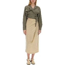 TOP WITH RUFFLES