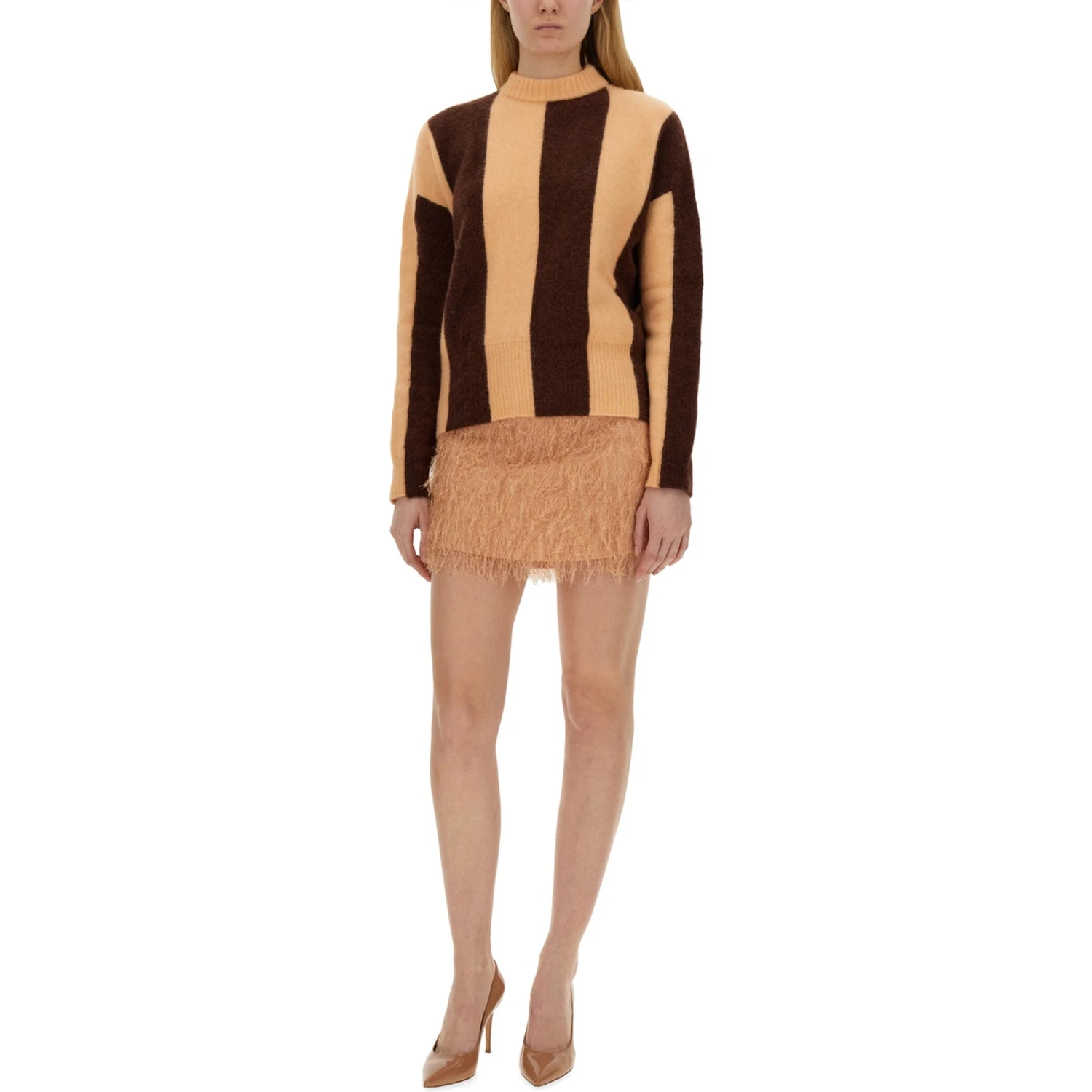 MAXI ROW SWEATER