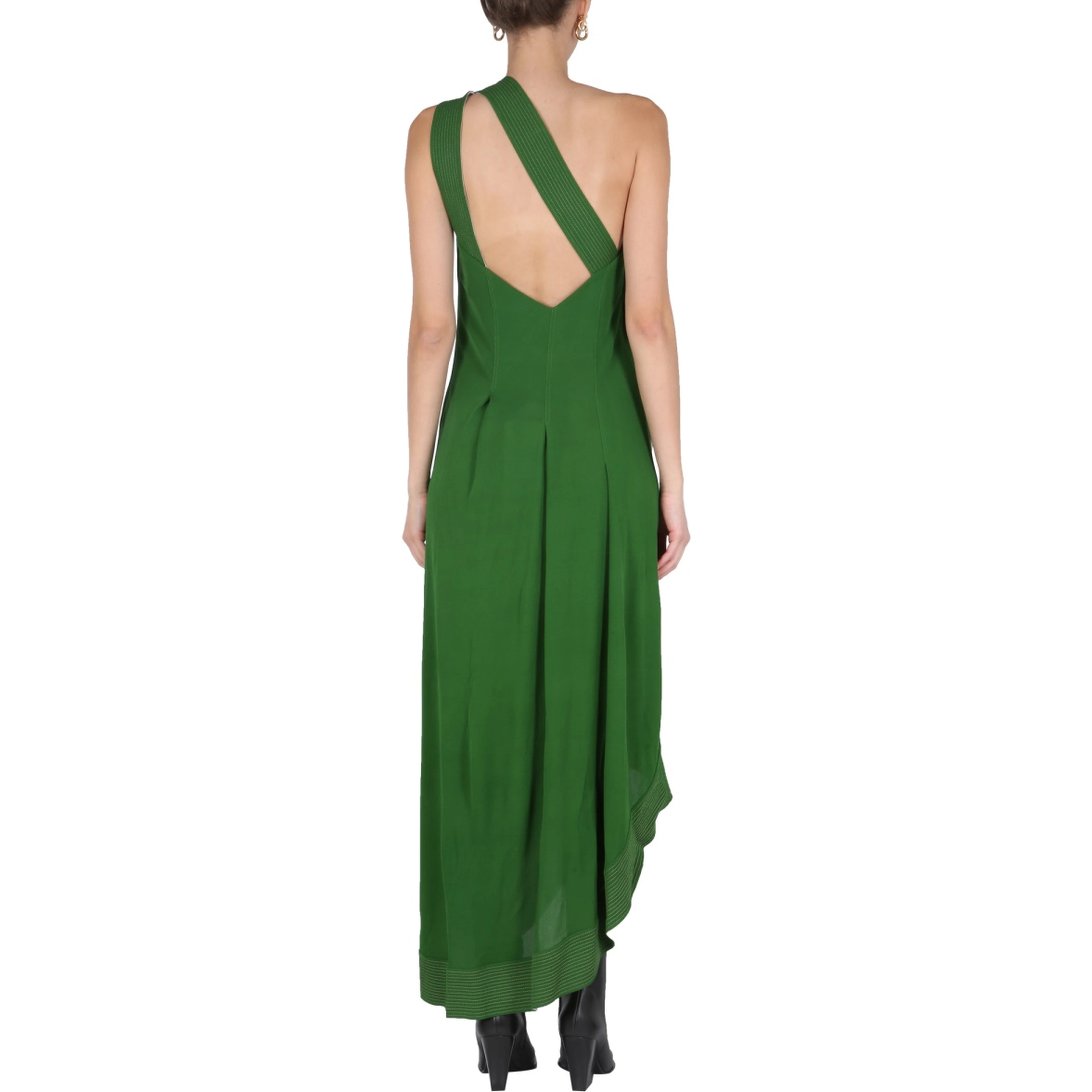 DRESS WITH CONTRASTING STITCHING