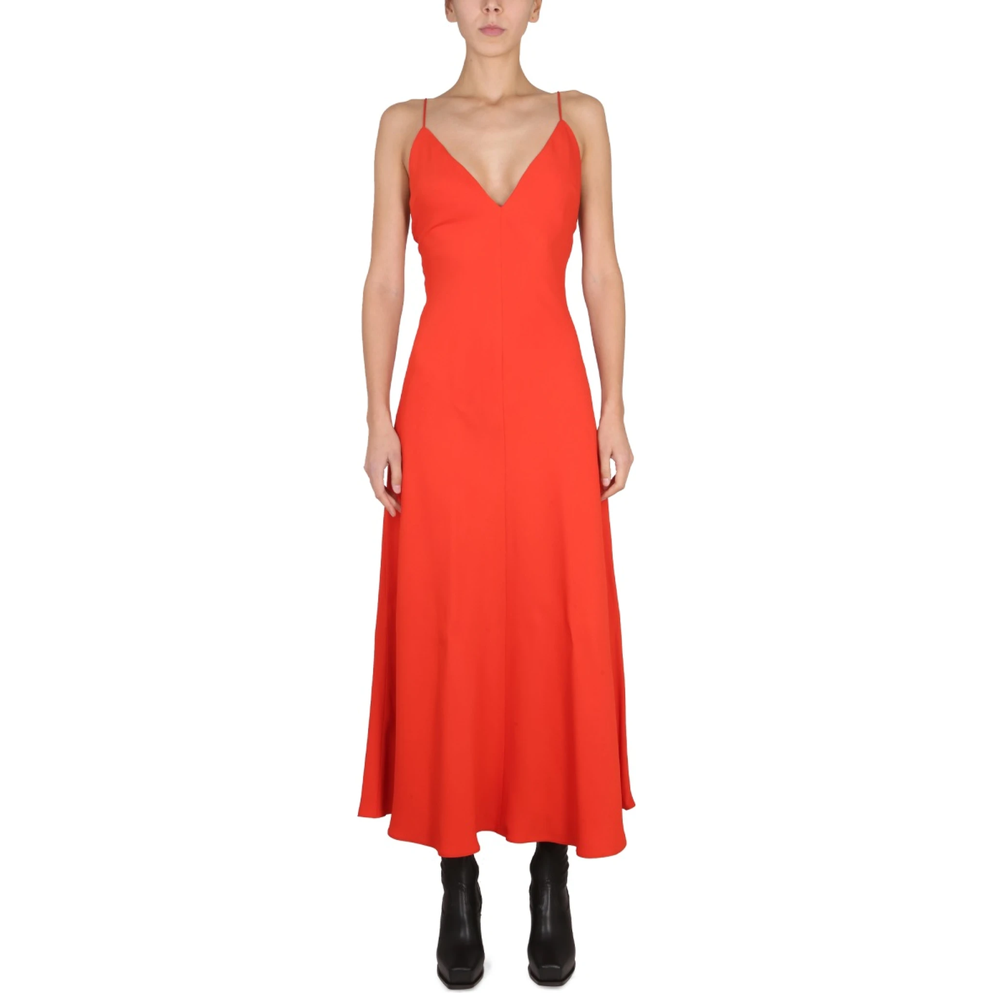 MAXI V-NECK DRESS