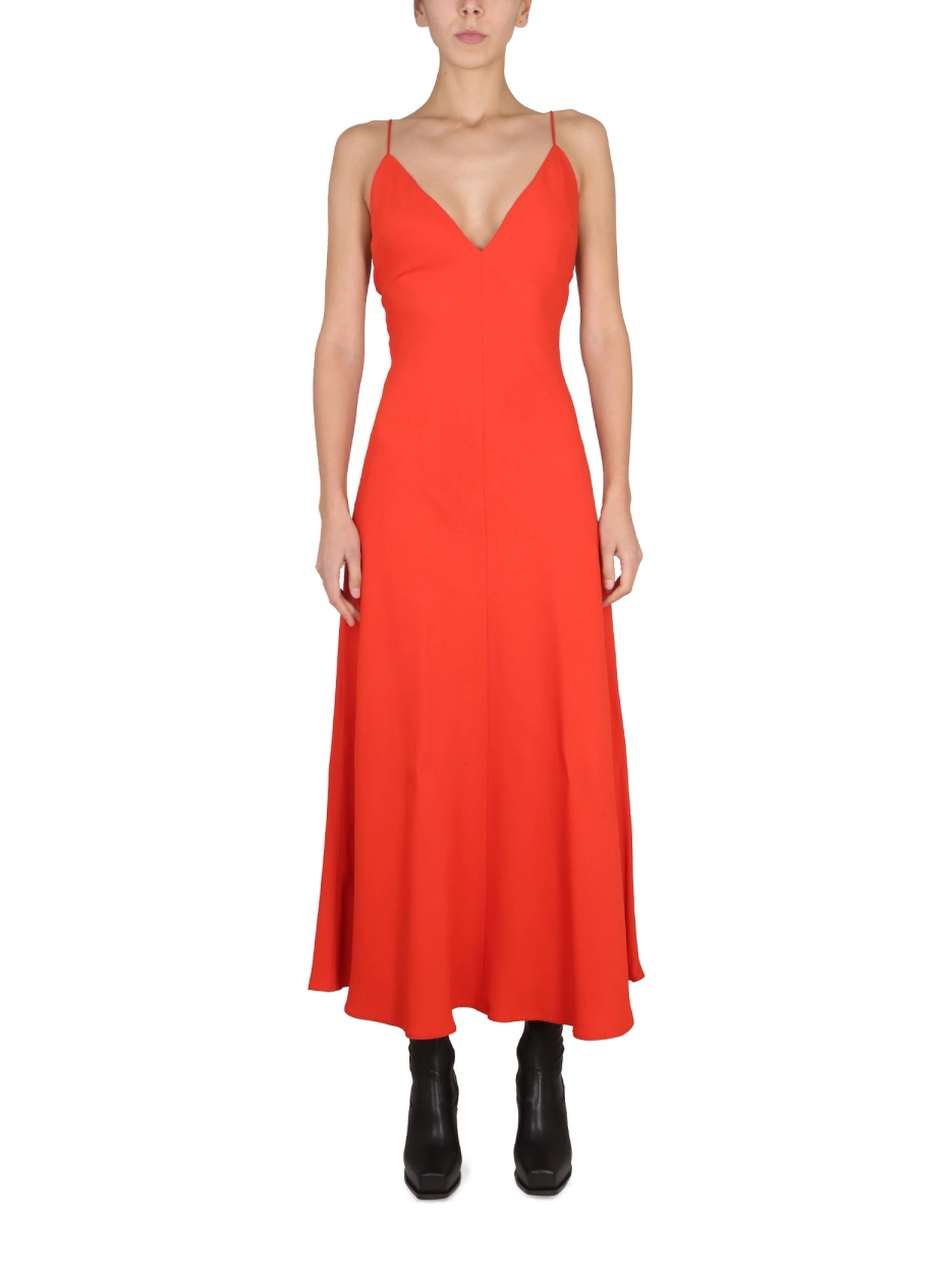 MAXI V-NECK DRESS
