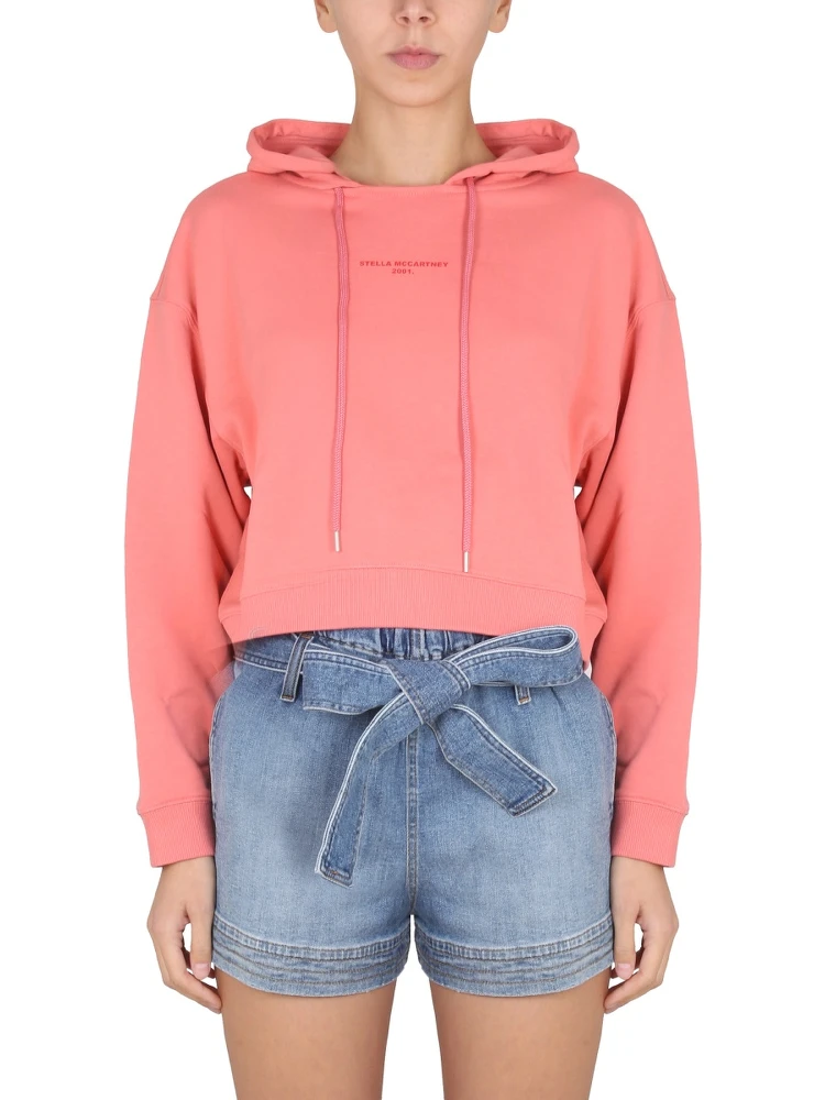 SWEATSHIRT WITH LOGO EMBROIDERY