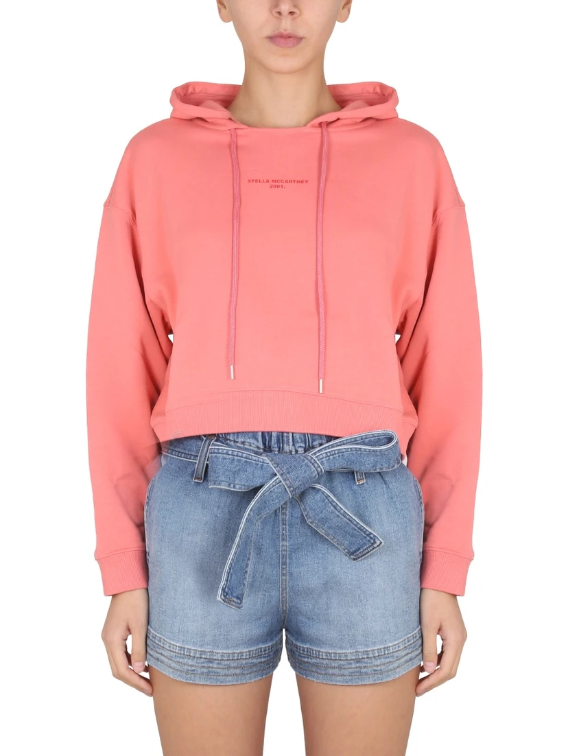 SWEATSHIRT WITH LOGO EMBROIDERY