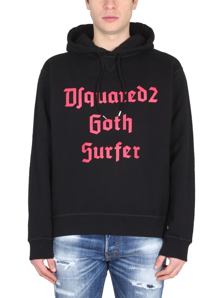 SWEATSHIRT WITH LOGO PRINT