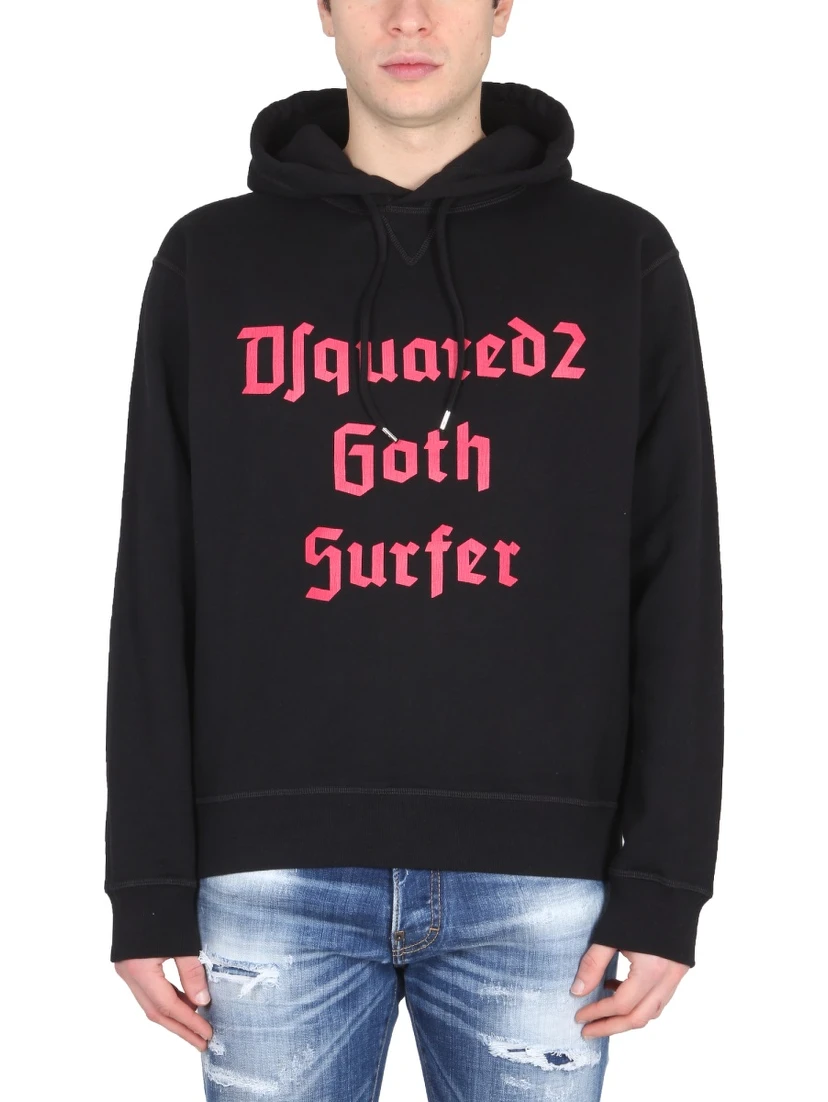 SWEATSHIRT WITH LOGO PRINT