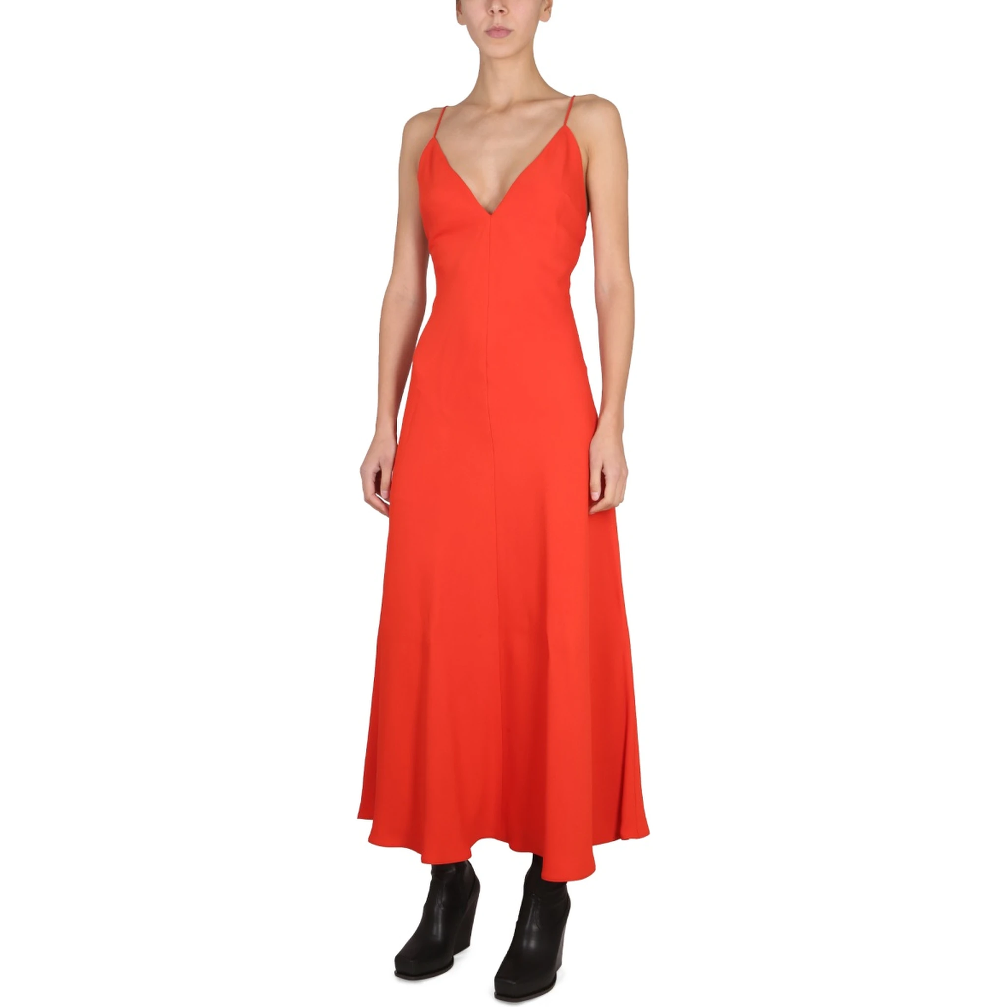 MAXI V-NECK DRESS