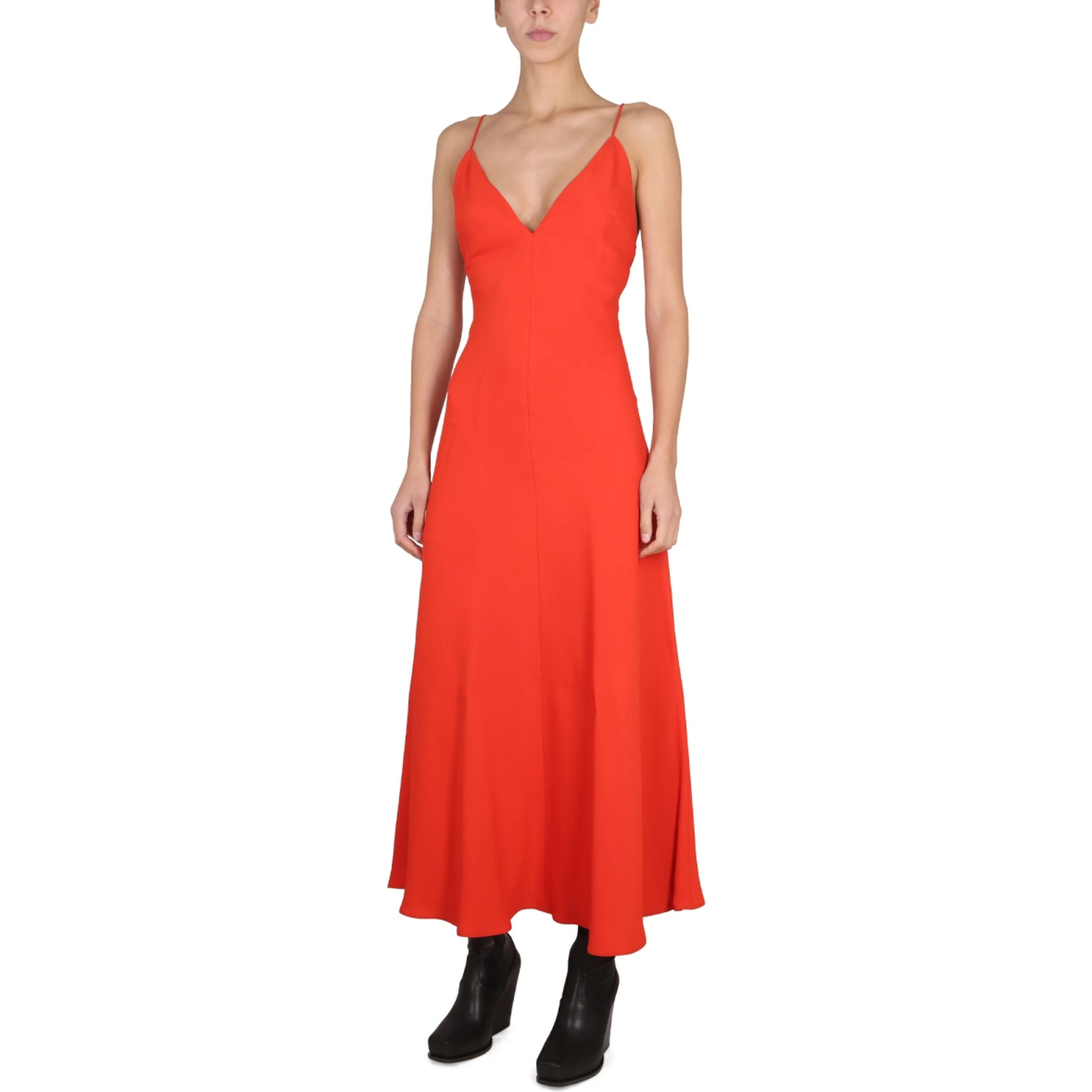 MAXI V-NECK DRESS