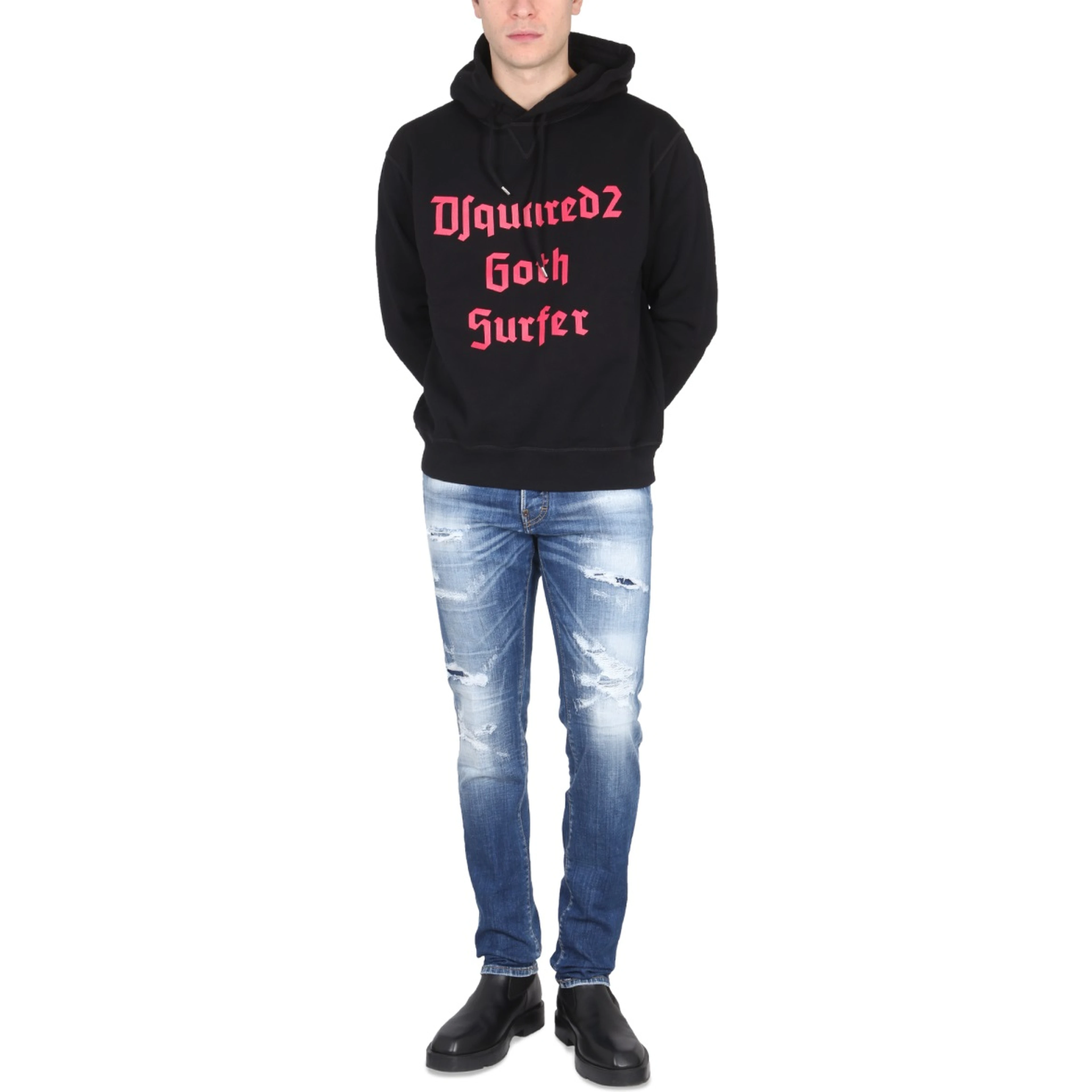 SWEATSHIRT WITH LOGO PRINT