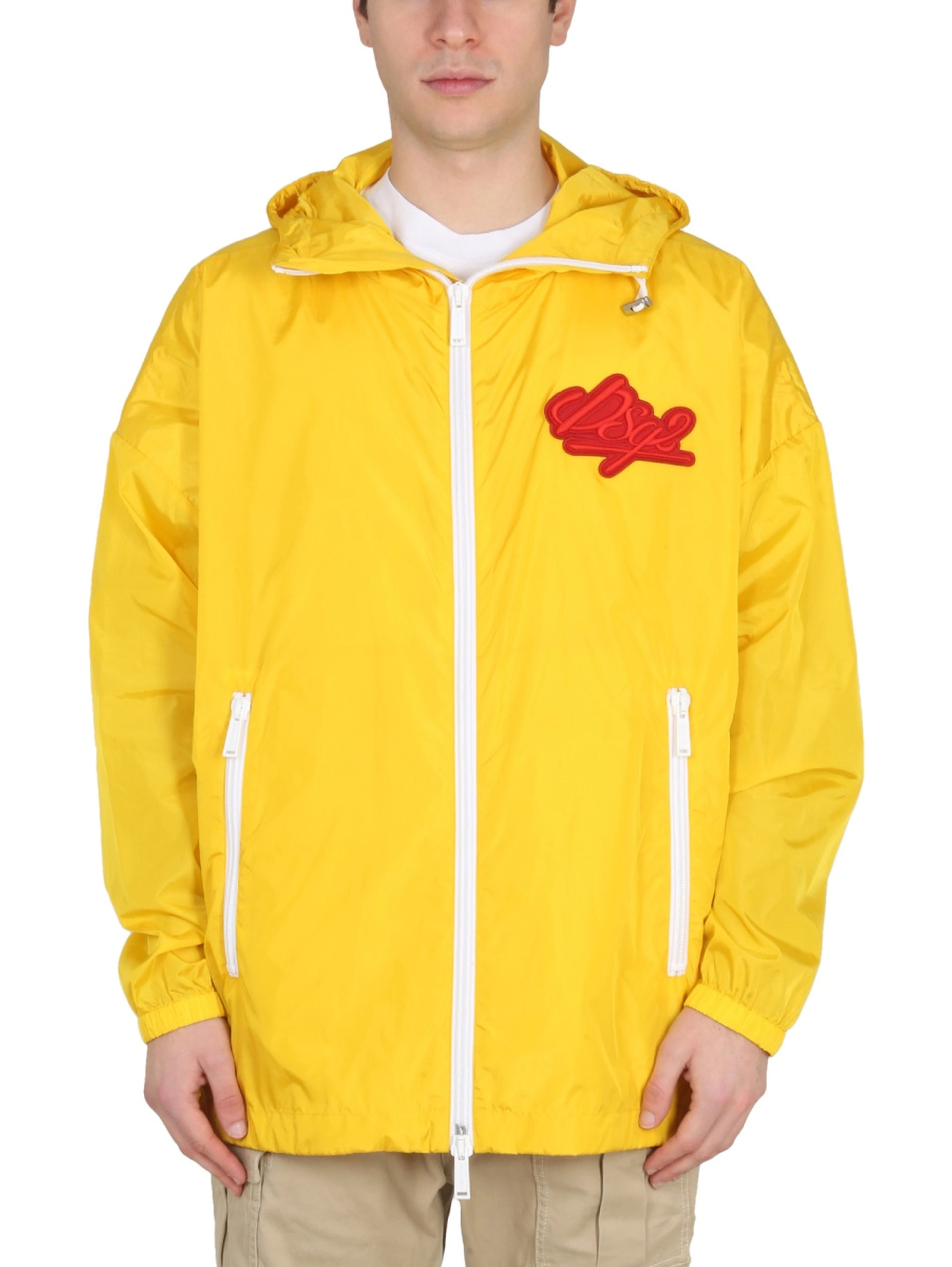 JACKET WITH LOGO PATCH