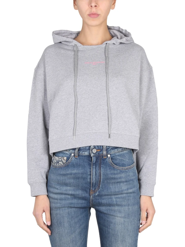 SWEATSHIRT WITH LOGO EMBROIDERY