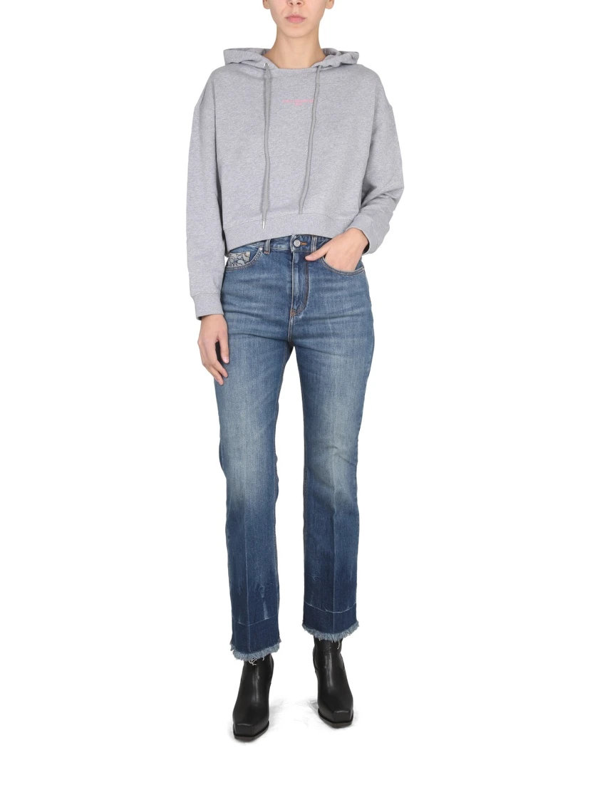 SWEATSHIRT WITH LOGO EMBROIDERY