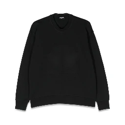 slouchy fit crewneck sweatshirt