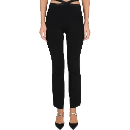 CROSS LEGGINGS WITH LOGO