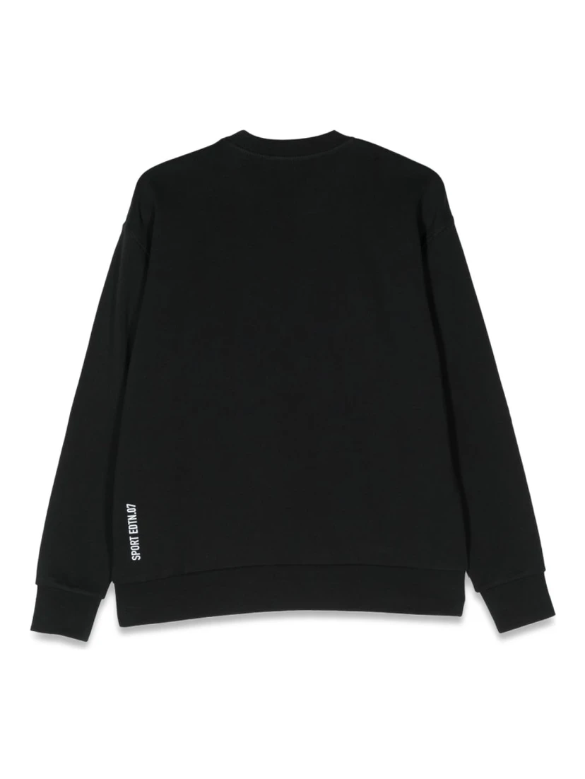 slouchy fit crewneck sweatshirt