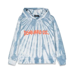 slouch fit logo hoodie