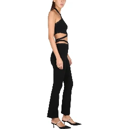 CROSS LEGGINGS WITH LOGO