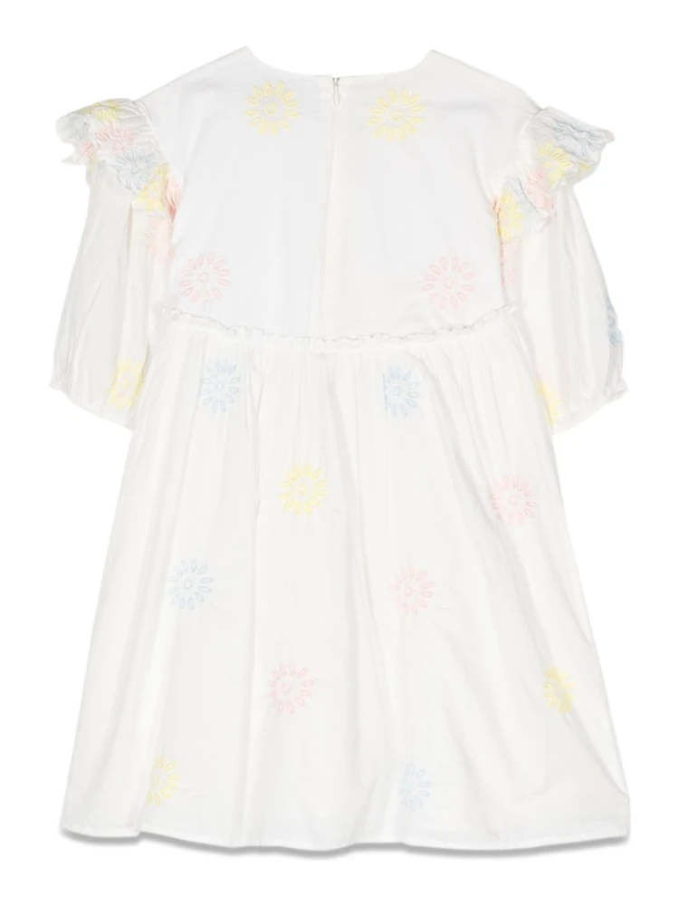 3/4 sleeve embroidered dress alternative