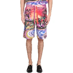 BERMUDA SHORTS WITH HAWAII PRINT