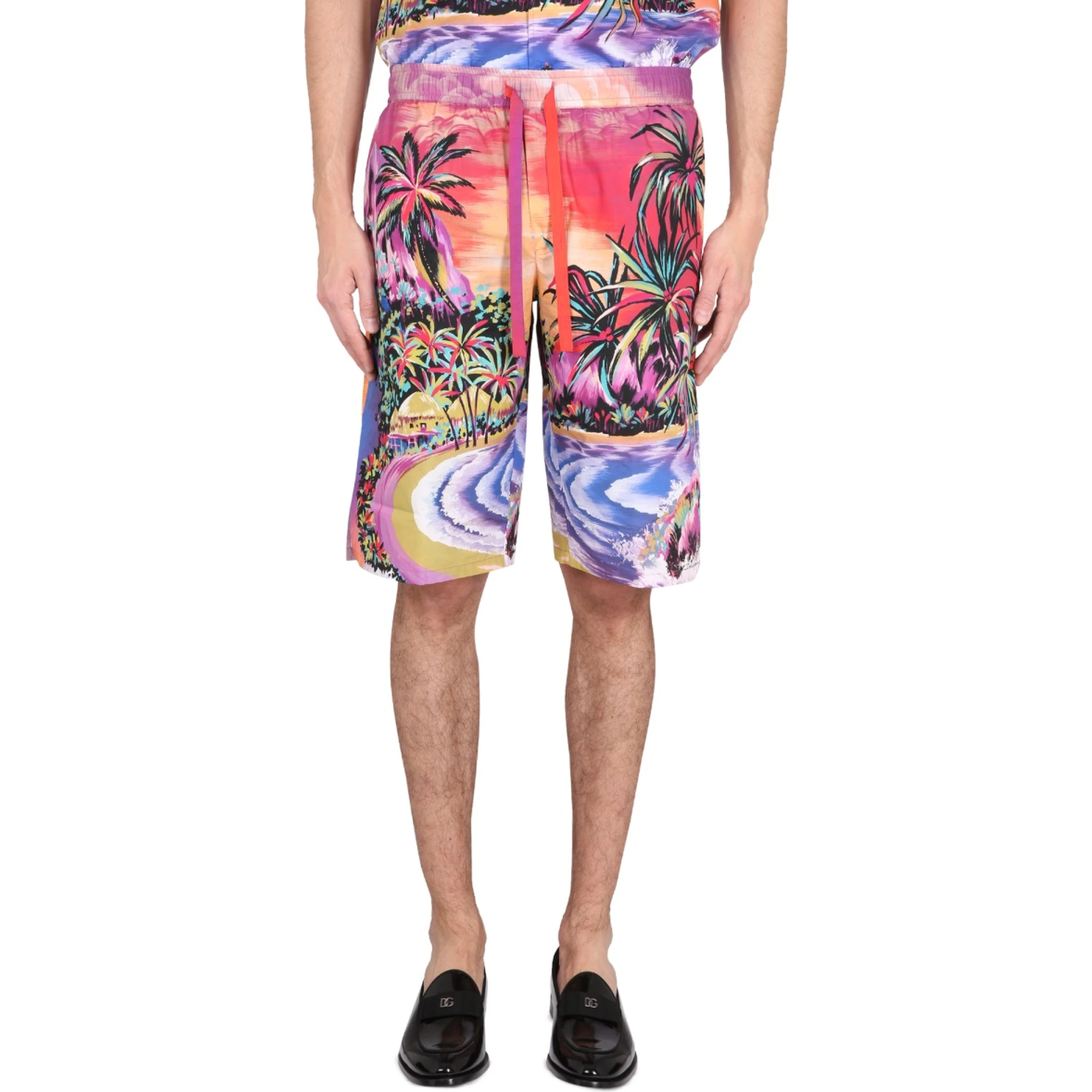 BERMUDA SHORTS WITH HAWAII PRINT