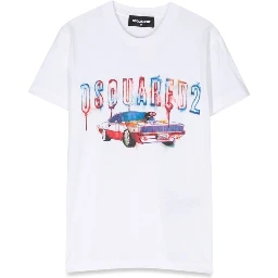 mc logo t-shirt and machine