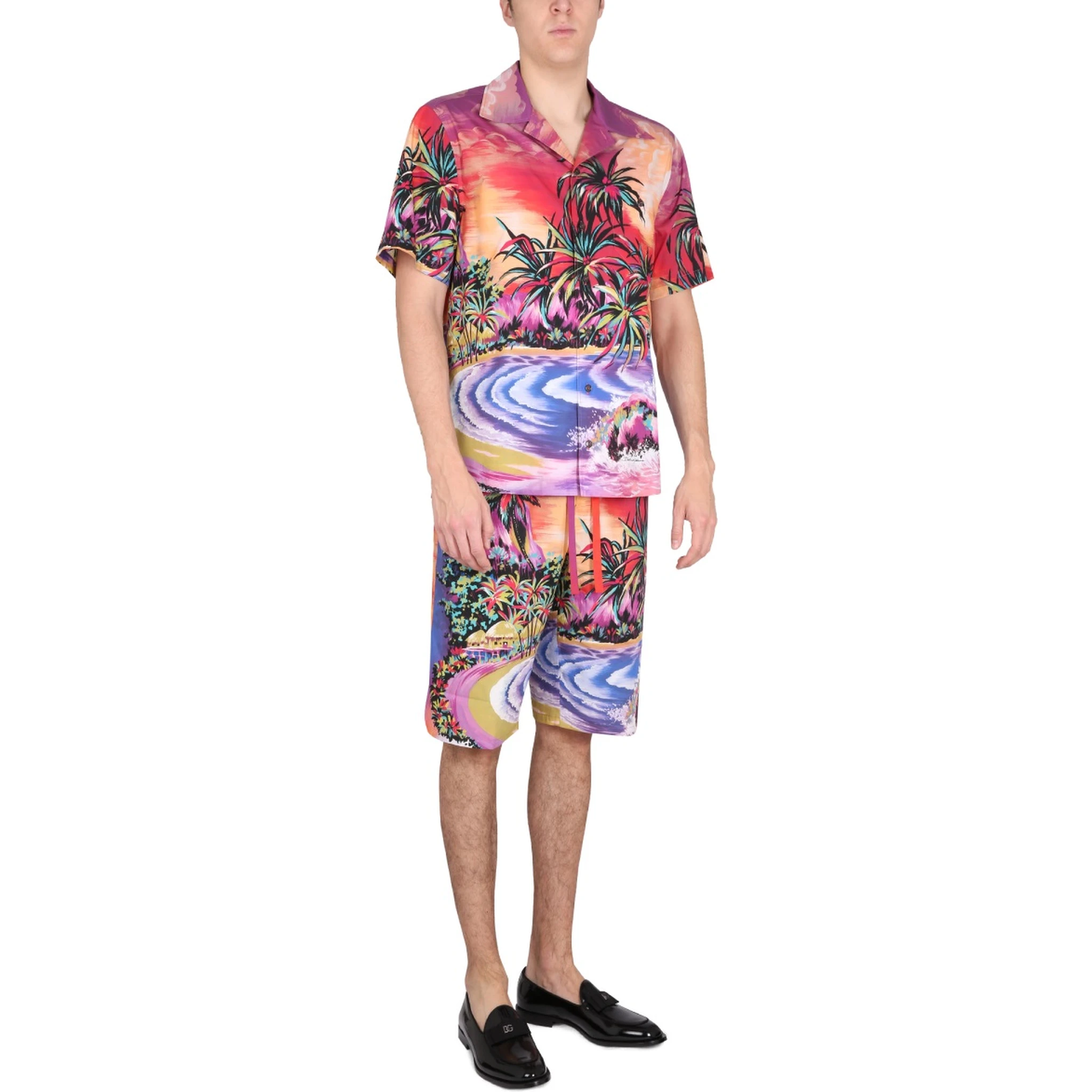 BERMUDA SHORTS WITH HAWAII PRINT