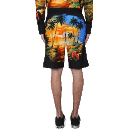 BERMUDA SHORTS WITH HAWAII PRINT