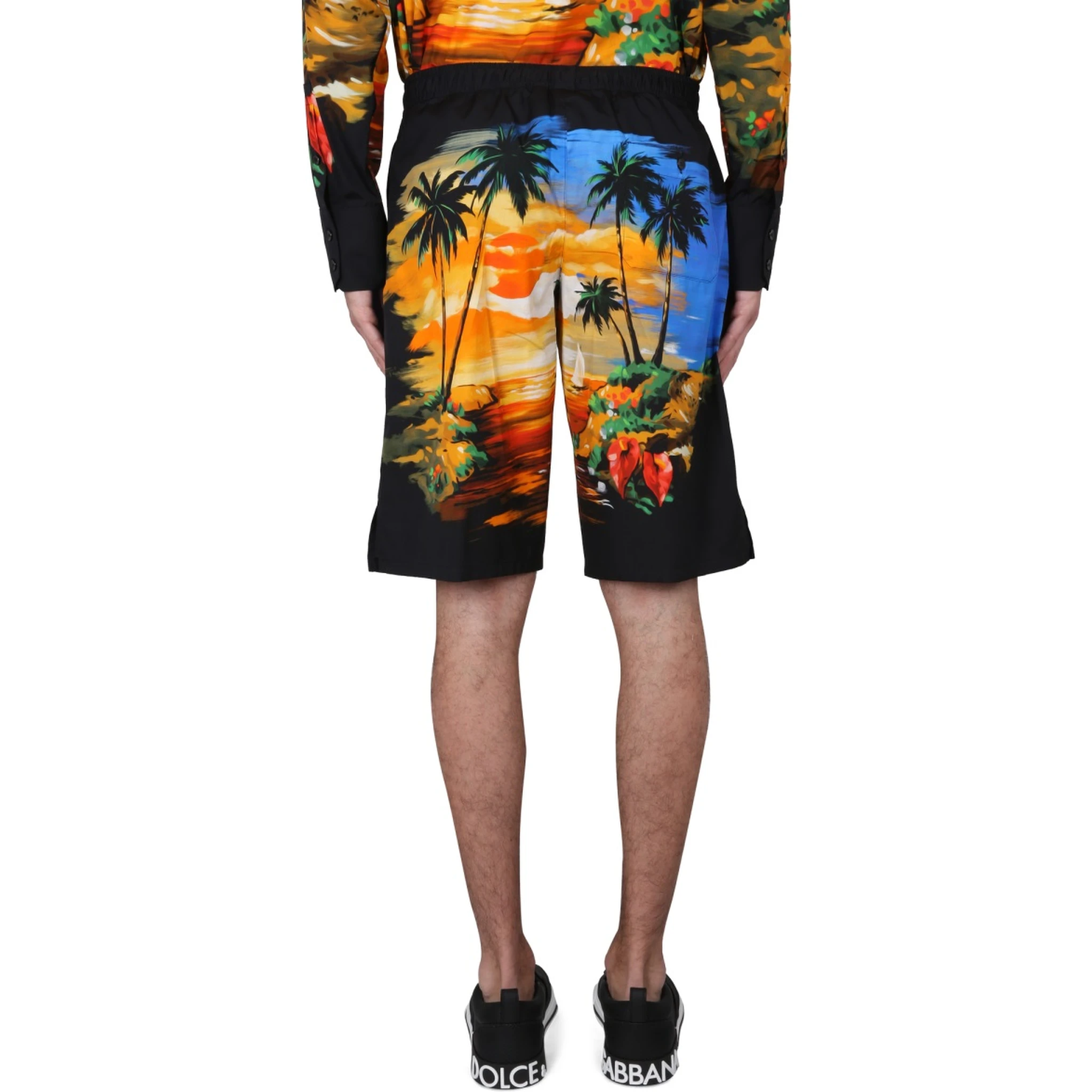 BERMUDA SHORTS WITH HAWAII PRINT