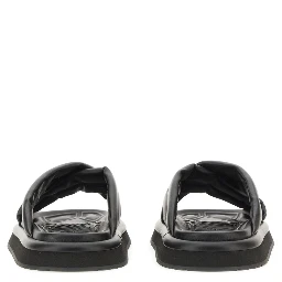 NAPPA EFFECT FABRIC SANDAL