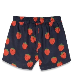 allover strawberries shorts