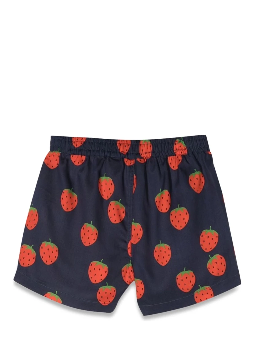 allover strawberries shorts
