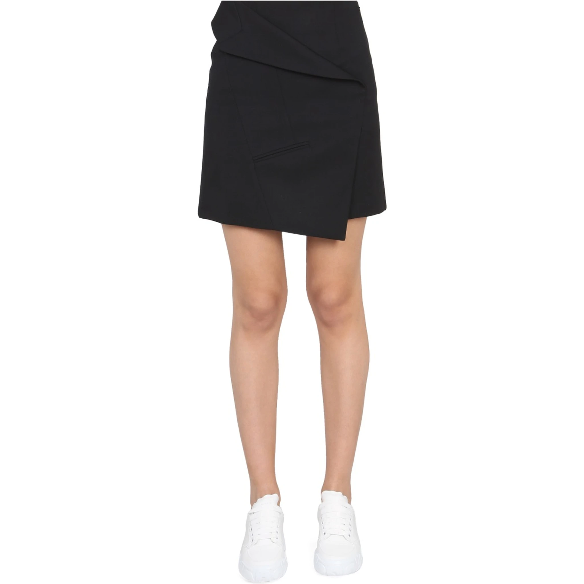 ASYMMETRICAL MINI SKIRT