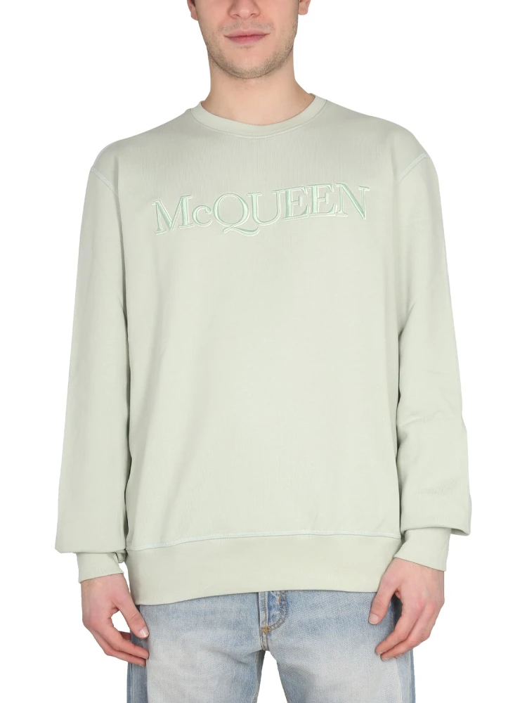 SWEATSHIRT WITH LOGO EMBROIDERY