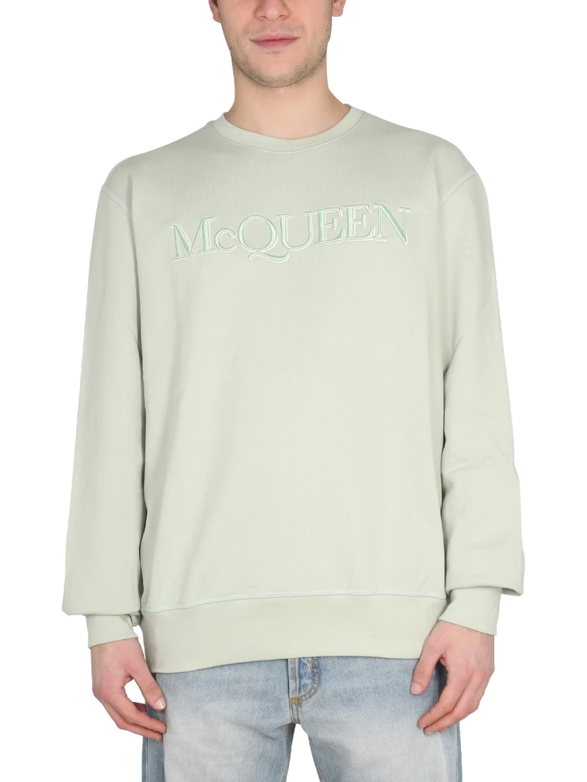 SWEATSHIRT WITH LOGO EMBROIDERY