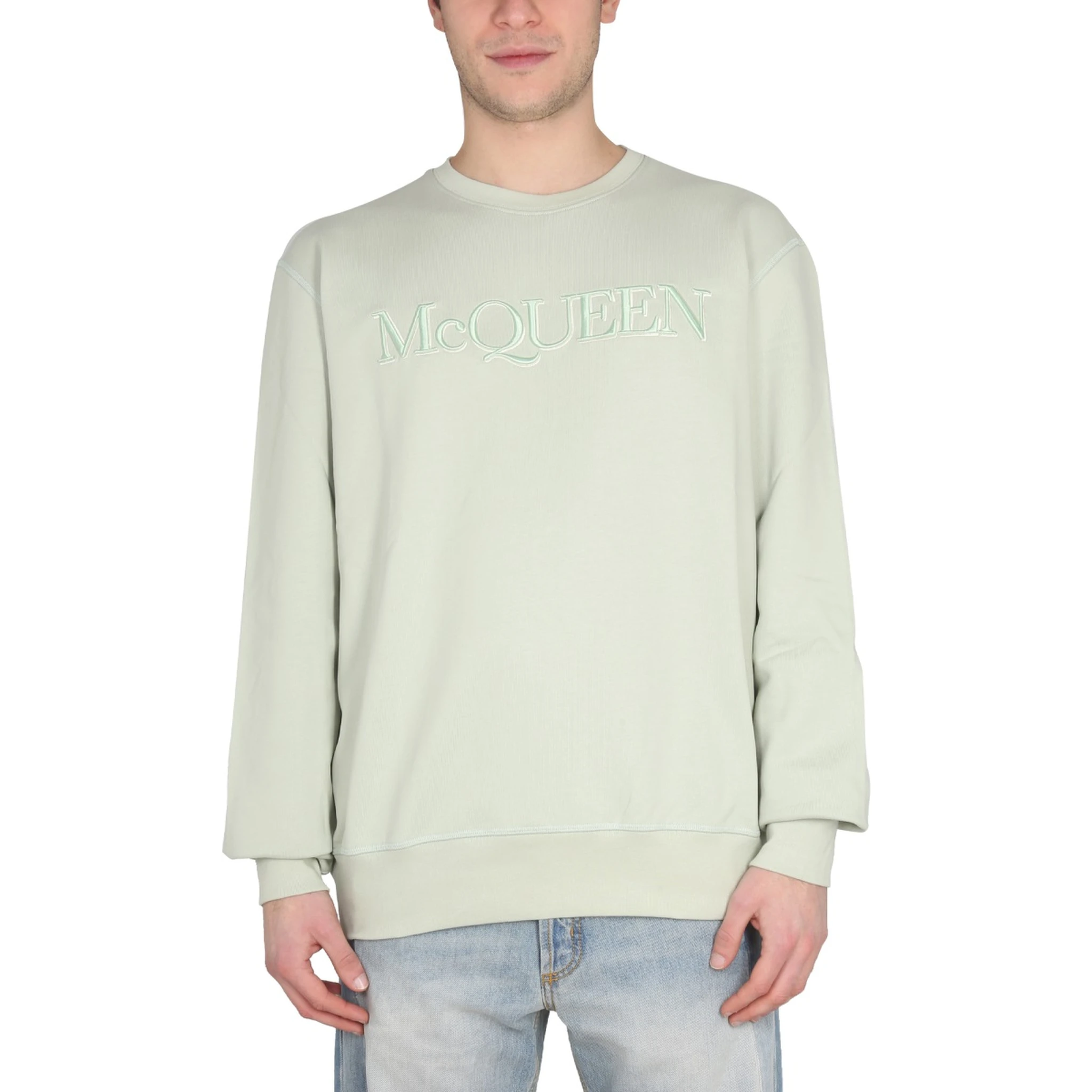 SWEATSHIRT WITH LOGO EMBROIDERY