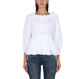 COTTON POPLIN TOP
