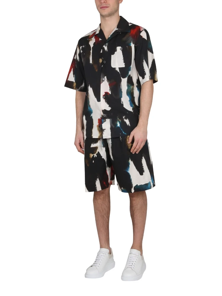 BERMUDA WITH LOGO PRINT alternative