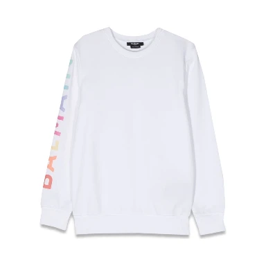 sweatshirt crewneck logo on sleeve