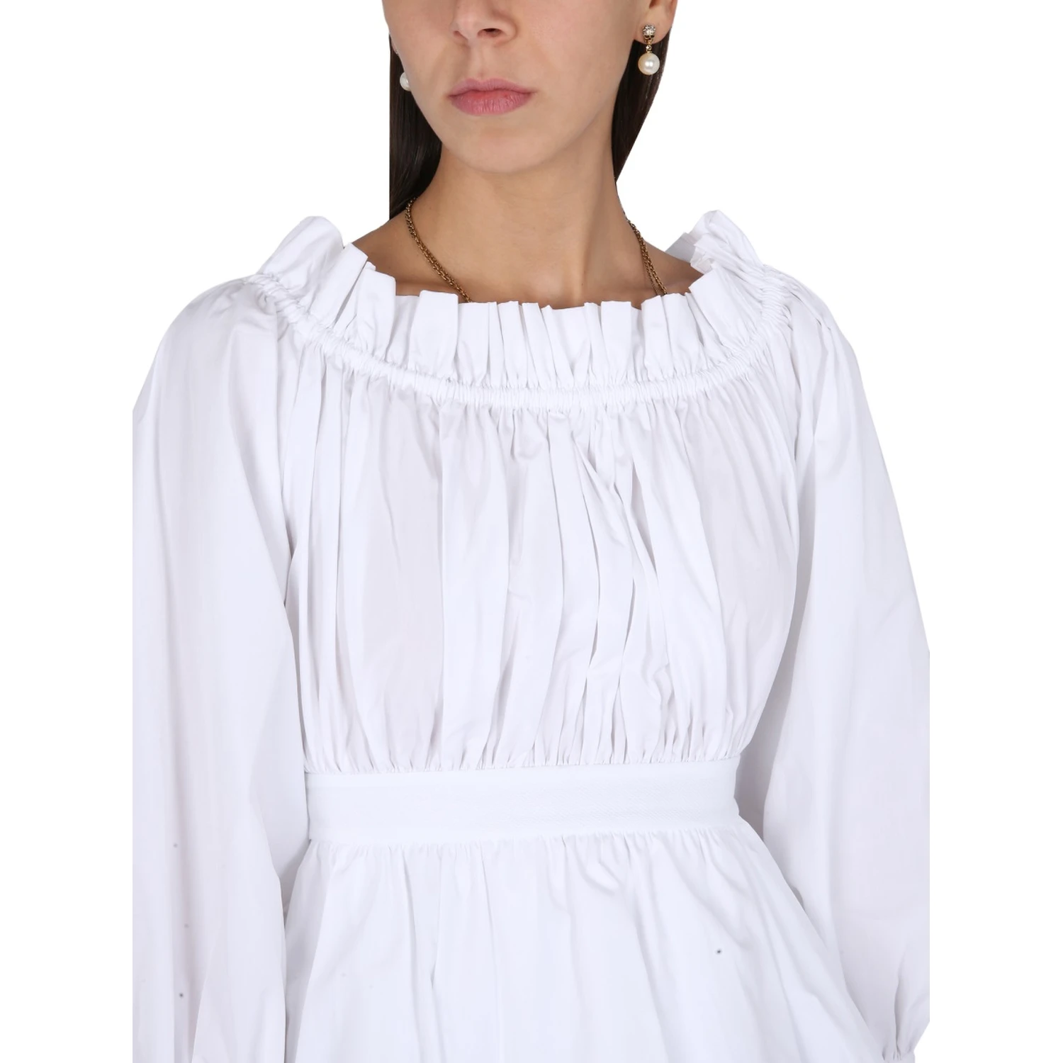 COTTON POPLIN TOP