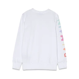sweatshirt crewneck logo on sleeve