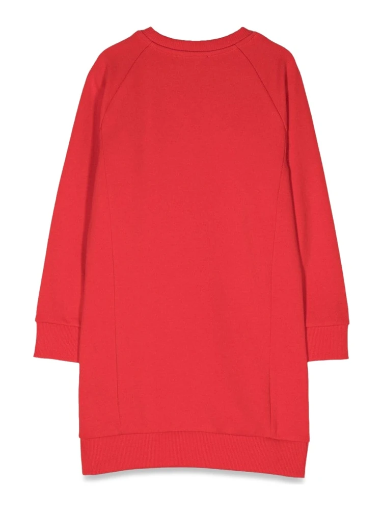 ml sweatshirt dress logo and buttons alternative