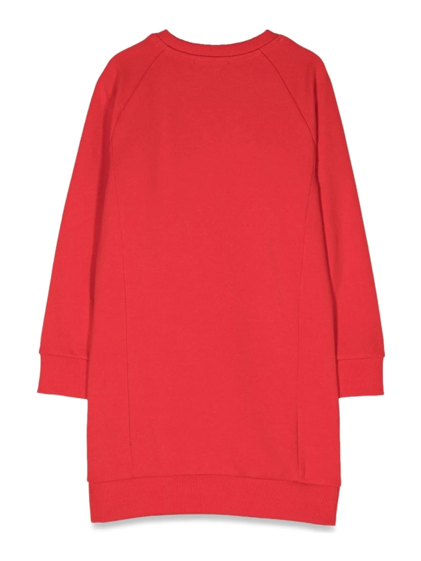 ml sweatshirt dress logo and buttons