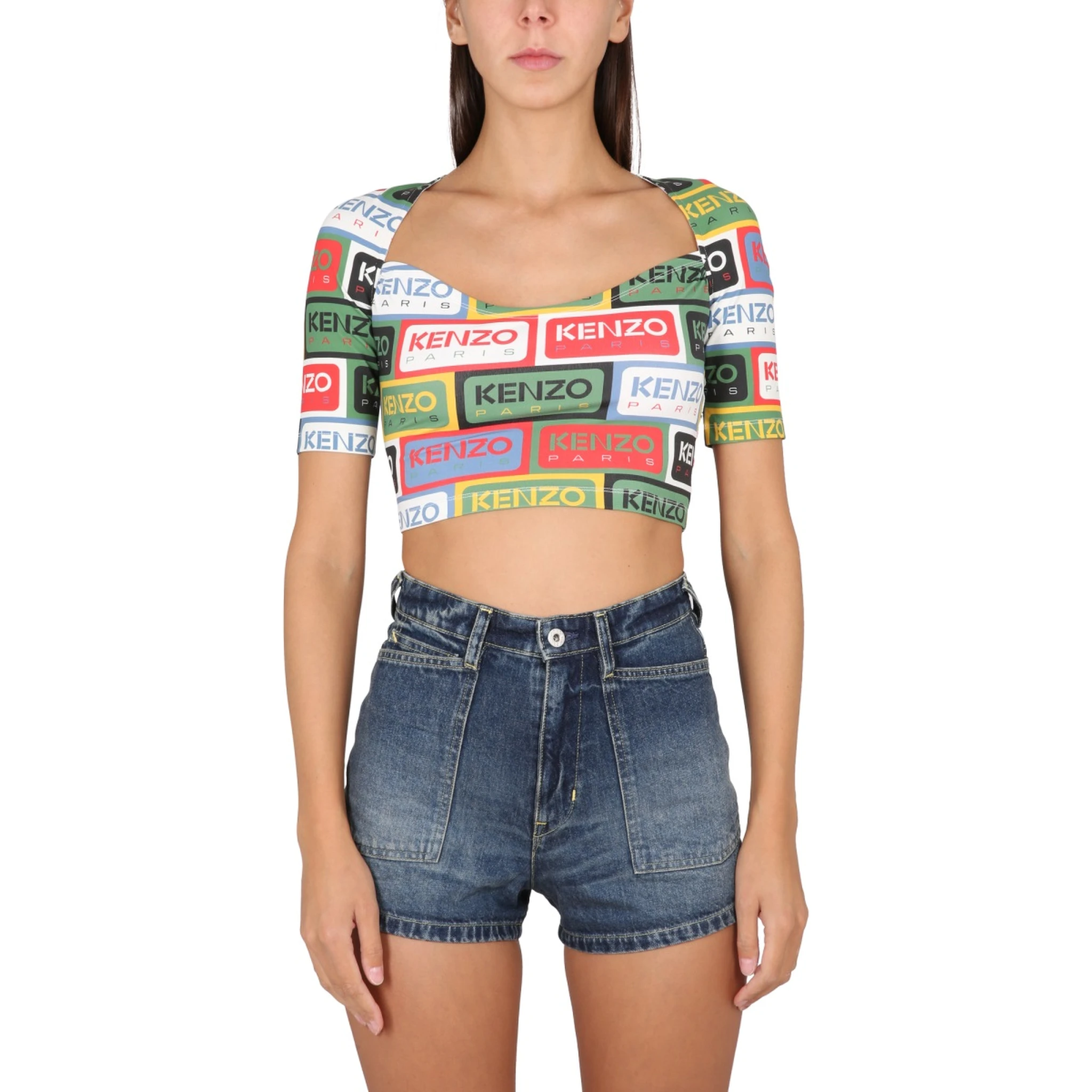 KENZO LABELS SHORT TOP